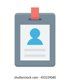 Id Card Vector Icon