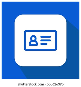 Id card vector icon