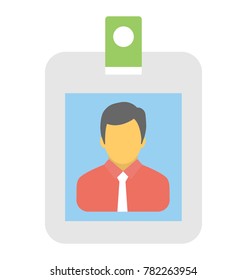 Id Card Vector Icon