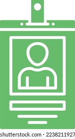 Id Card vector icon. Can be used for printing, mobile and web applications.