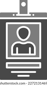 Id Card vector icon. Can be used for printing, mobile and web applications.