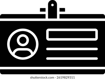 Id Card vector icon. Can be used for printing, mobile and web applications.