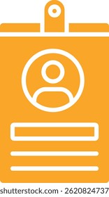 Id Card vector icon. Can be used for printing, mobile and web applications.