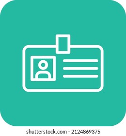 Id card Vector Icon Design Illustration