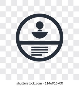 Id card vector icon isolated on transparent background, Id card logo concept