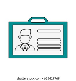 ID card vector illustration