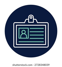VECTOR de tarjeta de identificación, píxel perfecto, archivo ilustrador 