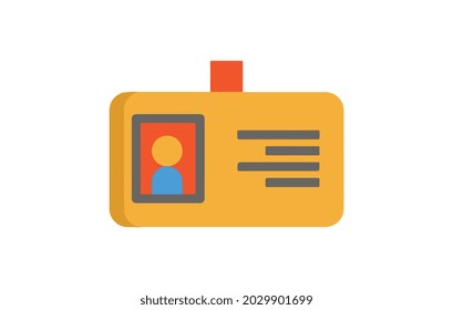 ID cards. Personal info data. Identification document with person photo. User or profile card. Driver's license. Flat style. Vector illustration.