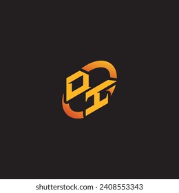 ID combination letter unique initials logo esport for gaming team, youtube, twitch