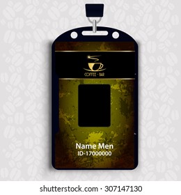Id Corporate identity Menu Restaurant Background coffee beans