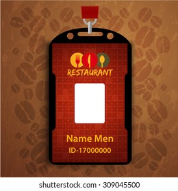 Id Corporate identity Menu Restaurant Background coffee beans brown