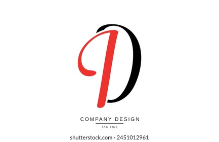 ID, DI Abstract Letters Logo Monogram Design Font