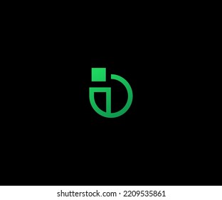 ID, DI letter logo creative design with vector graphic