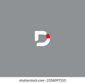 ID, DI-Buchstaben Logo kreatives Design mit Vektorgrafik.