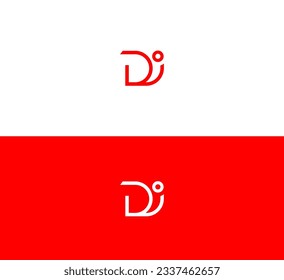 ID, DI-Buchstaben Logo kreatives Design mit Vektorgrafik.