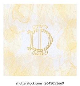 ID, DI, ID do logotipo, ID da letra, ID do monograma, Logotipo para casamento, monograma para casamento, Monograma do casamento, Logotipo do casamento, Design do logotipo, Monograma Vintage
