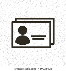 id document isolated icon vector illustration design