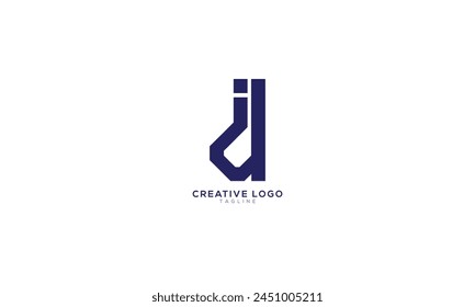 ID ICD Abstrakte Initial Monogram Letter Alphabet Logo Design