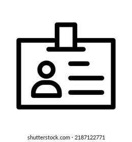 Ilustración de diseño del símbolo del vector de icono de Id.