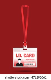 id lanyard card 