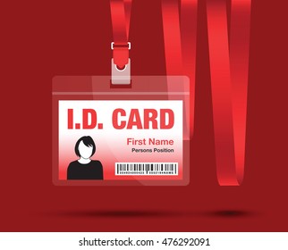 id lanyard card 