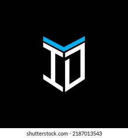 ID letter logo creative design with vector graphic
