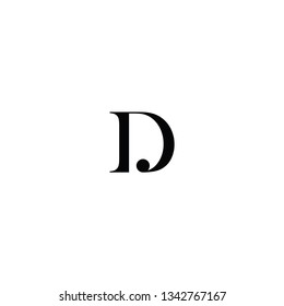 id letter logo. d letter logo