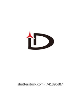 id letter vector logo