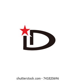 id letter vector logo