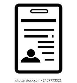 id or member card, vector at white background
