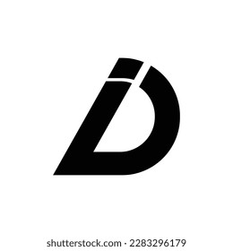 ID modern Logo icon design. Vector graphic design template element. Graphic Symbol for Corporate Business Identity.
