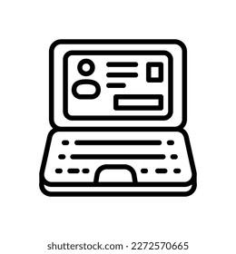 ID Pass icon in vector. Logotype