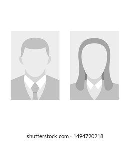 Id photo vector design illustration isolated on white background