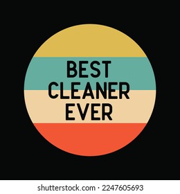 I'd Rather Be Cleaning funny t-shirt design