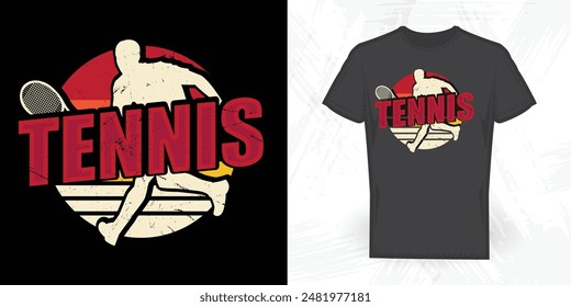 I'd Rather Be Playing Tennis Funny Tennis Player T-shirt Design