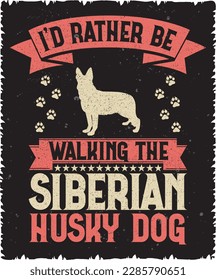 i'd rather  be walking the shih tzu dog t shirt  svg