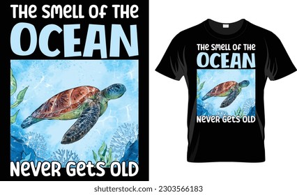 I'd Rather Have Seashells Than Turtle T Shirt Design