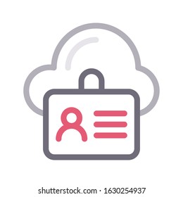 id vector color line icon 