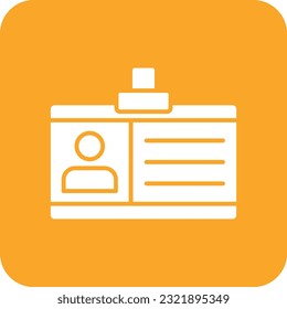 ID vector icon. Can be used for printing, mobile and web applications.