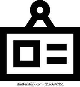 ID Vector illustration on a transparent background.Premium quality symmbols.Stroke vector icon for concept and graphic design.