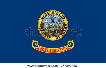  Idaho Flag, Flag of Idaho, USA