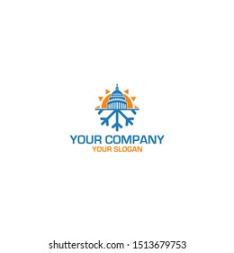 Idaho HVAC Logo Design Vector