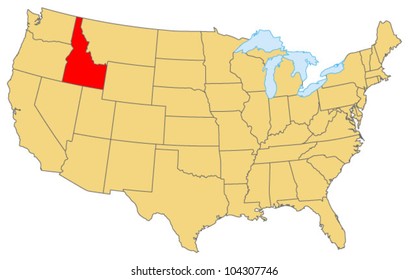 Idaho Locate Map