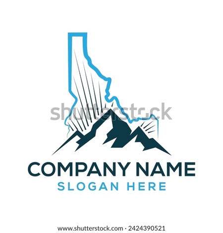 idaho logo design vector illustration