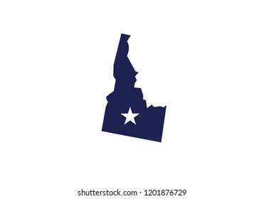 Idaho Outline Images, Stock Photos & Vectors | Shutterstock