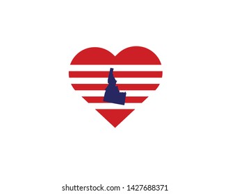 Idaho Outline Images, Stock Photos & Vectors | Shutterstock