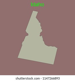 Idaho Outline Vector