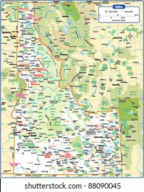 Idaho State Map