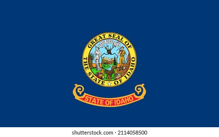 Idaho US State Vector Illustration