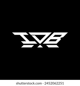 Diseño del Vector del logotipo de la letra del BID, logotipo simple y moderno del BID. Diseño lujoso del alfabeto BID  